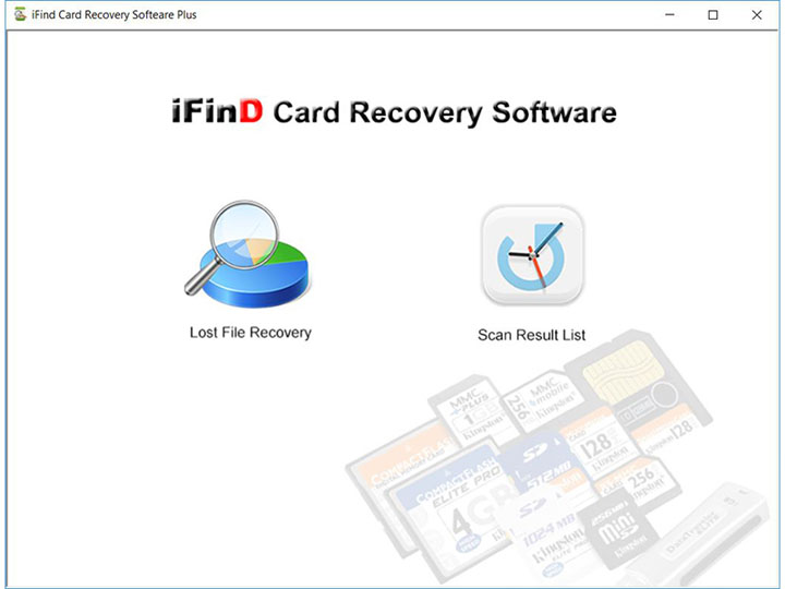 iFind Card Recovery Screenshot
