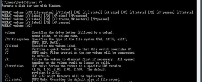 format drive recovery