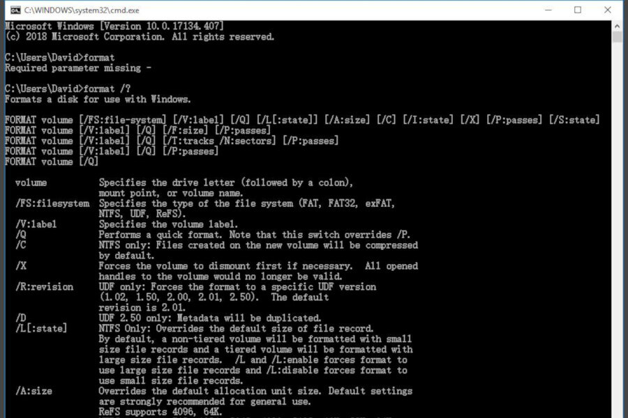 format drive recovery