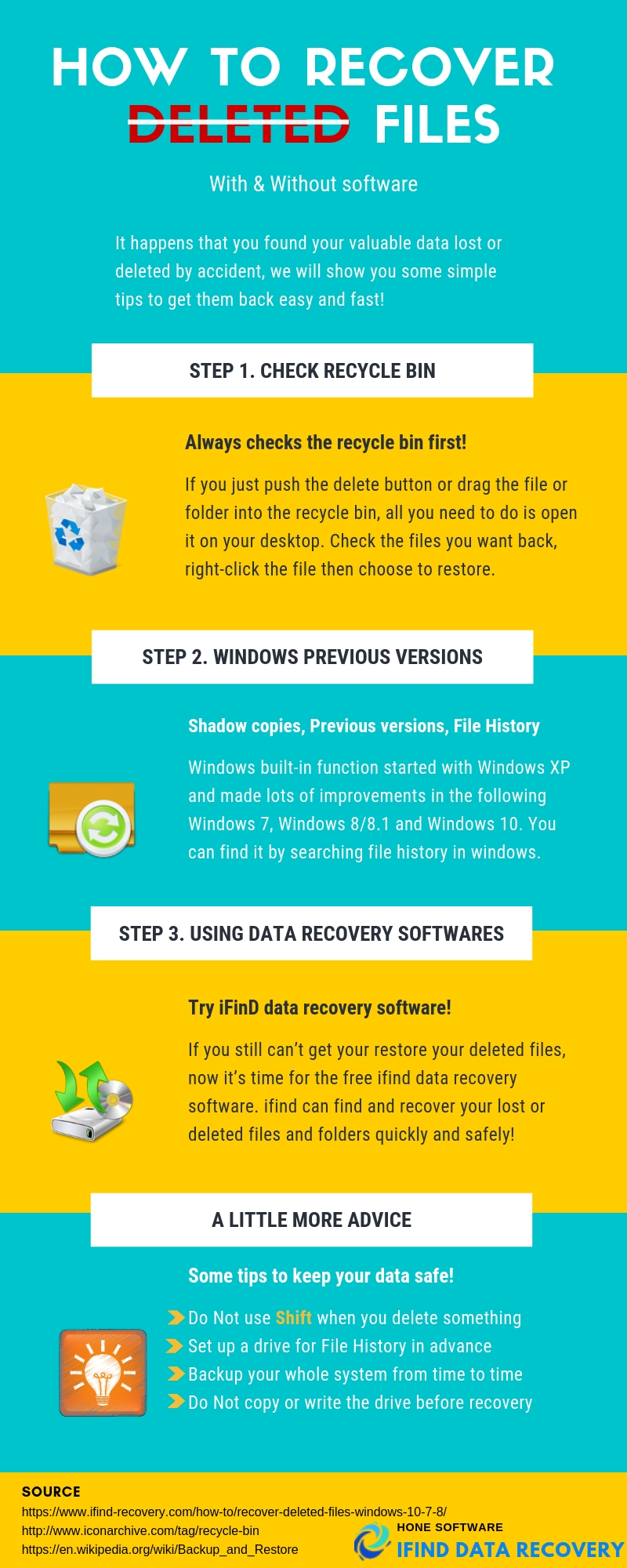 HOW TO RECOVER DELETED FILES