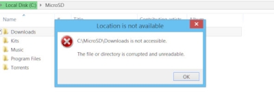 Your sd card device is not accessible