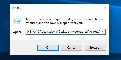word command