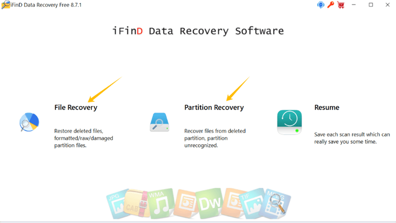 Deleted_Files_and_Folders3 Selection of Recovery Mode