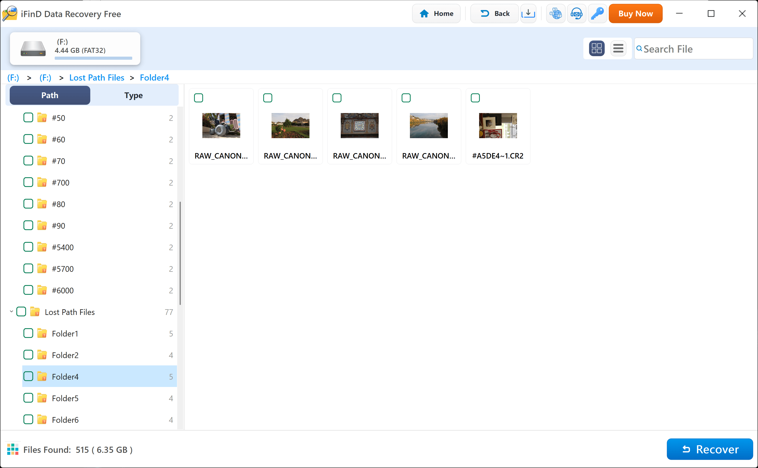 Disk Drill Professional Camera Image Extraction Preview
